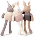 Bábika pletená zajačik Baby Threads Grey Bunny ThreadBear 35 cm sivý z jemnej mäkkej bavlny od 0 mes