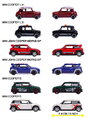 Mașinuță Mini Premium Majorette din metal, 6 tipuri diferite, cu suspensie; lungime 7,5 cm; 1:64