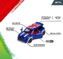 Mașinuță Mini Premium Majorette din metal, 6 tipuri diferite, cu suspensie; lungime 7,5 cm; 1:64