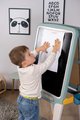 Tabuľa na kriedu a magnetky obojstranná Ultimate Easel Smoby s paletou na farby a úložným priestorom 13 doplnkov 125 cm výška