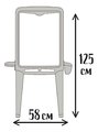 Tabuľa na kriedu a magnetky obojstranná Ultimate Easel Smoby s paletou na farby a úložným priestorom 13 doplnkov 125 cm výška