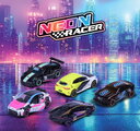 Autíčka Neon Racer 5 Giftpack Majorette set metalic de 5 tipuri, în ambalaj cadou, lungime 7,5 cm