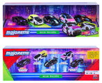 Autíčka Neon Racer 5 Giftpack Majorette set metalic de 5 tipuri, în ambalaj cadou, lungime 7,5 cm