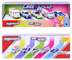 Autíčka Care Bears 5 Giftpack Majorette Set metalic cu 5 modele în ambalaj cadou, lungime 7,5 cm, 1:64