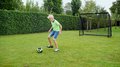 Futbalová bránka Coppa steel football goal Exit Toys oceľový rám 220*170 cm