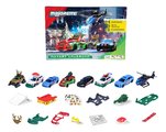 Adventný kalendár s autíčkami Advent Calendar Majorette 24 prekvapení so 16 doplnkami od 5 rokov