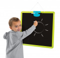 Školská tabuľa obojstranná Activity Plastic Board Smoby 2v1 magnetická na fixky a kriedu a 7 doplnkov