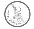 Odrážadlo Bubble Go 2v1 Smoby so strieškou a zvukom modré od 6 mes