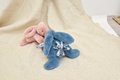 Plyšový zajačik Bunny Blue Doudou et Compagnie modrý 25 cm od 0 mes