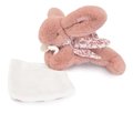 Plyšový zajačik na maznanie Lapin Doudou et Compagnie v darčekovom balení rôzne farby 16 cm od 0 mes