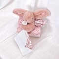 Plyšový zajačik na maznanie Lapin Doudou et Compagnie v darčekovom balení rôzne farby 16 cm od 0 mes