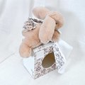 Plyšový zajačik na maznanie Lapin Doudou et Compagnie v darčekovom balení rôzne farby 16 cm od 0 mes