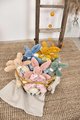 Plyšový zajačik na maznanie Bunny Comforter Sand Beige Doudou et Compagnie v darčekovom balení béžový 18 cm od 0 mes
