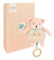 Plyšové zvieratko s melódiou Music Box Les Rikikis Doudou et Compagnie v darčekovom balení rôzne druhy 20 cm od 0 mes