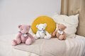 Plyšový medvedík L'Ours Doudou® Bear Pink Doudou et Compagnie ružový 25 cm od 0 mes