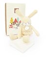 Plyšový zajačik Bunny Sweety Doudou et Compagnie v darčekovom balení béžový 25 cm od 0 mes