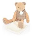 Plyšový medvedík Bear Sweety Doudou et Compagnie v darčekovom balení hnedý 25 cm od 0 mes