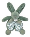 Plyšový zajačik na maznanie Bunny Comforter Sage Green Doudou et Compagnie v darčekovom balení zelený 18 cm od 0 mes