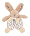 Plyšový zajačik na maznanie Bunny Comforter Sand Beige Doudou et Compagnie v darčekovom balení béžový 18 cm od 0 mes
