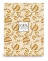 Plyšový zajačik na maznanie Bunny Comforter Ocher Doudou et Compagnie v darčekovom balení žltý 18 cm od 0 mes