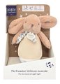 Plyšový zajačik Musical Night Light Sand Beige Doudou et Compagnie s hudbou bielym šumom a svetlom béžový 16 cm od 0 mes
