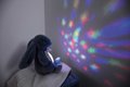 Plyšový zajačik Musical Night Light Star Projector Blue Doudou et Compagnie so svetlom hudbou a bielym šumom modrý 19 cm od 0 mes