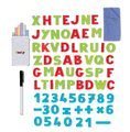 Lavica na kreslenie a magnetky Little Pupils Desk Smoby s obojstrannou tabuľou a úložným priestorom s 80 doplnkami