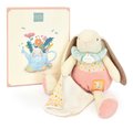 Plyšový zajačik s handričkou na maznanie Lapin Ciboulette Doudou et Compagnie v darčekovom balení 28 cm od 0 mes