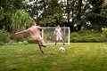 Futbalová bránka Scala aluminium football goal White Exit Toys hliníkový rám 180*120 cm biela od 3 rokov ET42181220