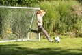 Futbalová bránka Scala aluminium football goal White Exit Toys hliníkový rám 180*120 cm biela od 3 rokov ET42181220