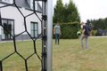 Futbalová bránka Scala aluminium football goal Exit Toys hliníkový rám 500*200 cm