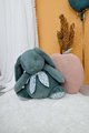 Plyšový zajac Giant Bunny Sage Green Doudou et Compagnie zelený 42 cm od 0 mes