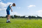 Futbalová bránka Scala aluminium football goal Exit Toys hliníkový rám 500*200 cm