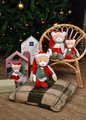 Plyšový elf medvedík Prankster Elf Party Favor Doudou et Compagnie s domčekom 27 cm od 0 mes