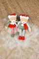 Plyšový elf medvedík Prankster Elf Party Favor Doudou et Compagnie s domčekom 27 cm od 0 mes