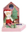 Plyšový elf medvedík Prankster Elf Cinnamon Doudou et Compagnie s domčekom 27 cm od 0 mes