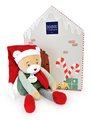 Plyšový elf medvedík Prankster Elf Party Favor Doudou et Compagnie s domčekom 27 cm od 0 mes