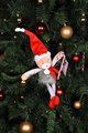 Plyšový elf medvedík Prankster Elf Party Favor Doudou et Compagnie s domčekom 27 cm od 0 mes