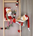 Plyšový elf medvedík Prankster Elf Cinnamon Doudou et Compagnie s vianočným motívom 40 cm od 0 mes