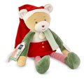 Plyšový elf medvedík Prankster Elf Cinnamon Doudou et Compagnie s vianočným motívom 40 cm od 0 mes