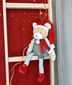 Plyšový elf medvedík Prankster Elf Party Favor Doudou et Compagnie s vianočným motívom 40 cm od 0 mes