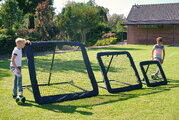 Odrazová sieť futbalová Kickback rebounder L Exit Toys veľká polohovateľná oceľový rám 124*124 cm ET43031010
