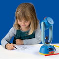 Kreslenie so svetelným projektorom Paw Patrol Drawing Projector Smoby s 2 modulmi s nastaviteľnou hĺbkou ostrosti 128 doplnkov od 4 rokov