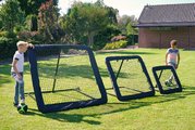 Odrazová sieť futbalová Kickback rebounder Exit Toys extra veľká polohovateľná oceľový rám 164*164 cm