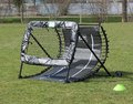 Odrazová sieť futbalová Kickback football rebounder Exit Toys multifunkčná oceľový rám 124*90 cm