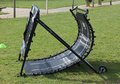 Odrazová sieť futbalová Kickback football rebounder Exit Toys multifunkčná oceľový rám 124*90 cm