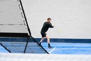 Odrazová sieť na padel Smash Padel Rebounder Exit Toys tréning techník a úderov s nastaviteľným napätím siete