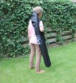 Multifunkčná sieť na loptové hry adjustable sport net Exit Toys 155*300 cm oceľový rám nastaviteľná výška