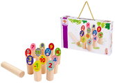 Drevená hra s hádzaním kolíkov Throwing Game Sticks Outdoor Eichhorn 13 kolíkov s priemerom 45 mm od 3 rokov EH4464