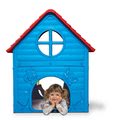 Záhradný domček My First Playhouse Dohány modrý s kvetinkou na streche od 24 mes